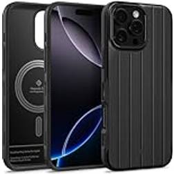 Caseology Dual Grip Mag för iPhone 16 Pro Skal [Förbättrad Greppdesign] Magnetiskt Skyddsfodral för iPhone 16 Pro Onyx Black